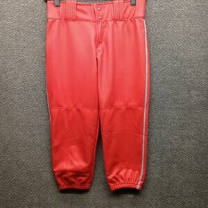 Maxim Athletic Kids Softball Baseball Athletic Pants Red